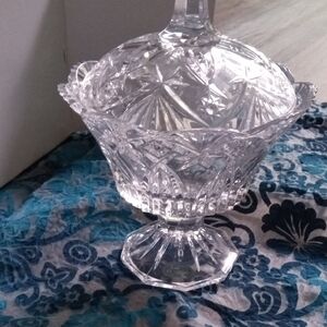 Elegant Crystal Candy Dish New in Box